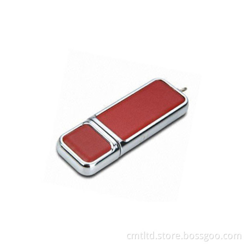 Promotional Gift Genuine Leather USB Flash Drives (LE006)